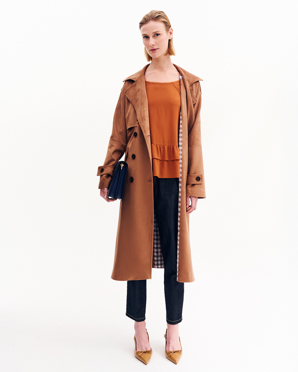 Καπαρντίνα σε σουέντ όψη Case Study