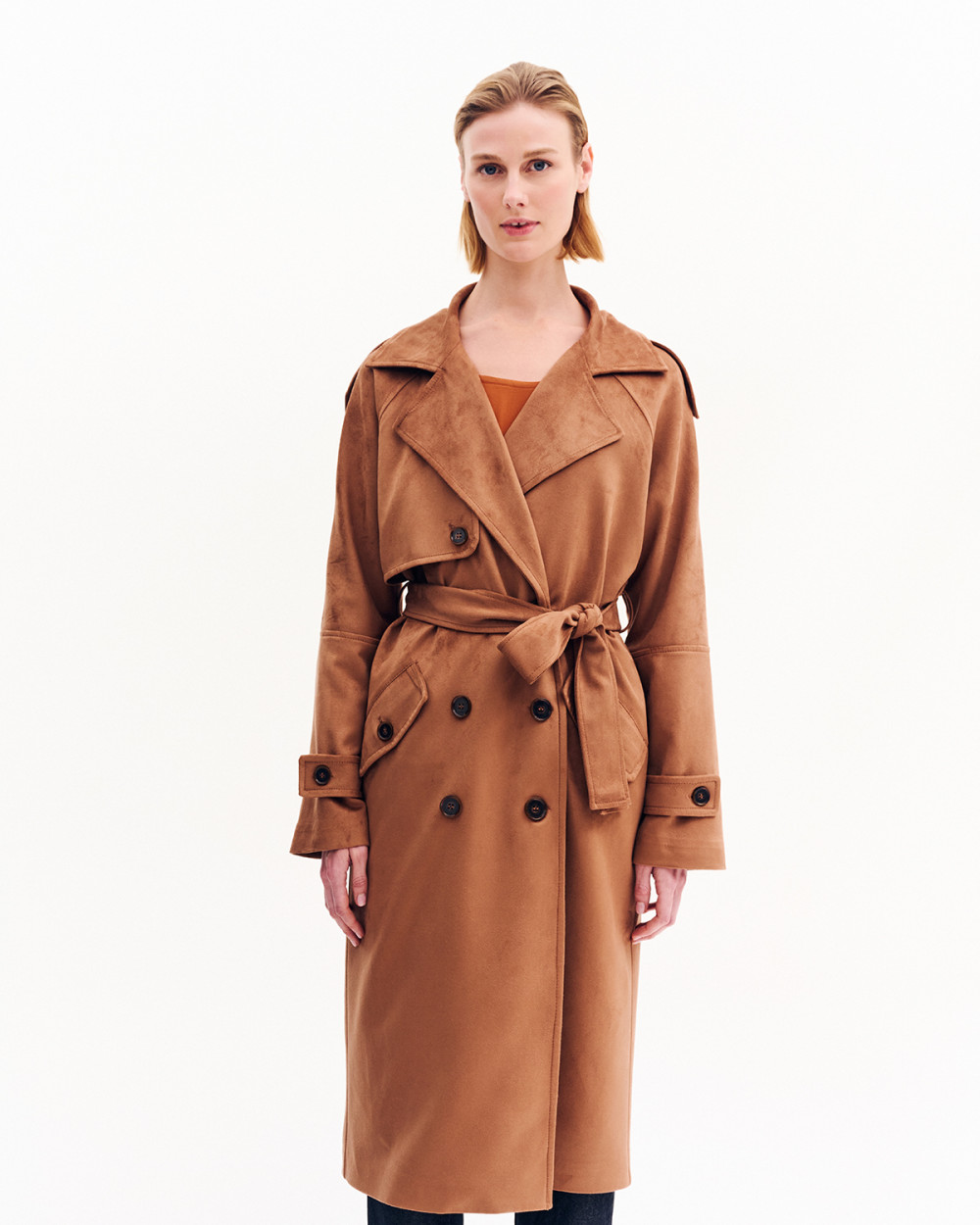 Καπαρντίνα σε σουέντ όψη Case Study