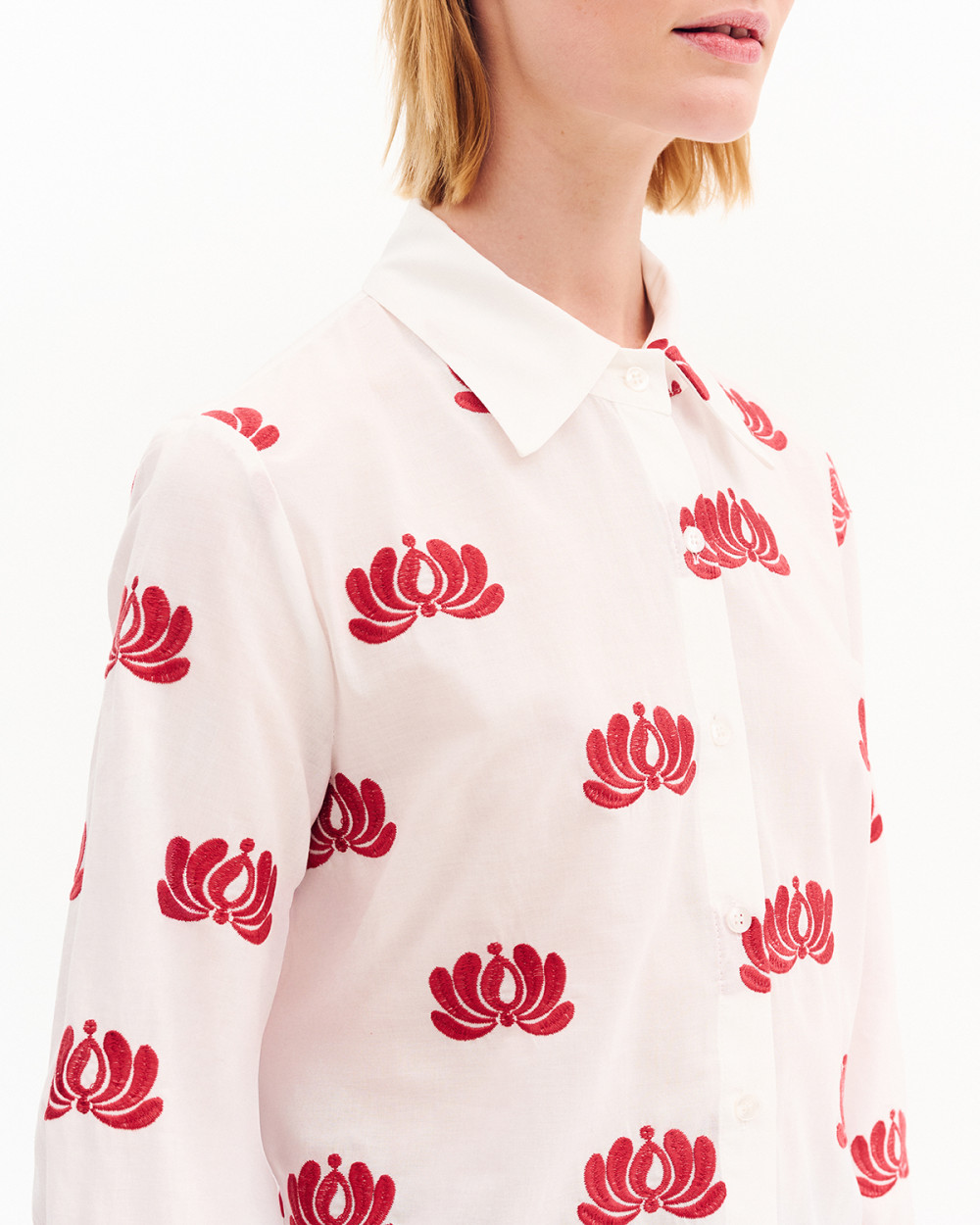 Πουκάμισο με κέντημα crop Case Study