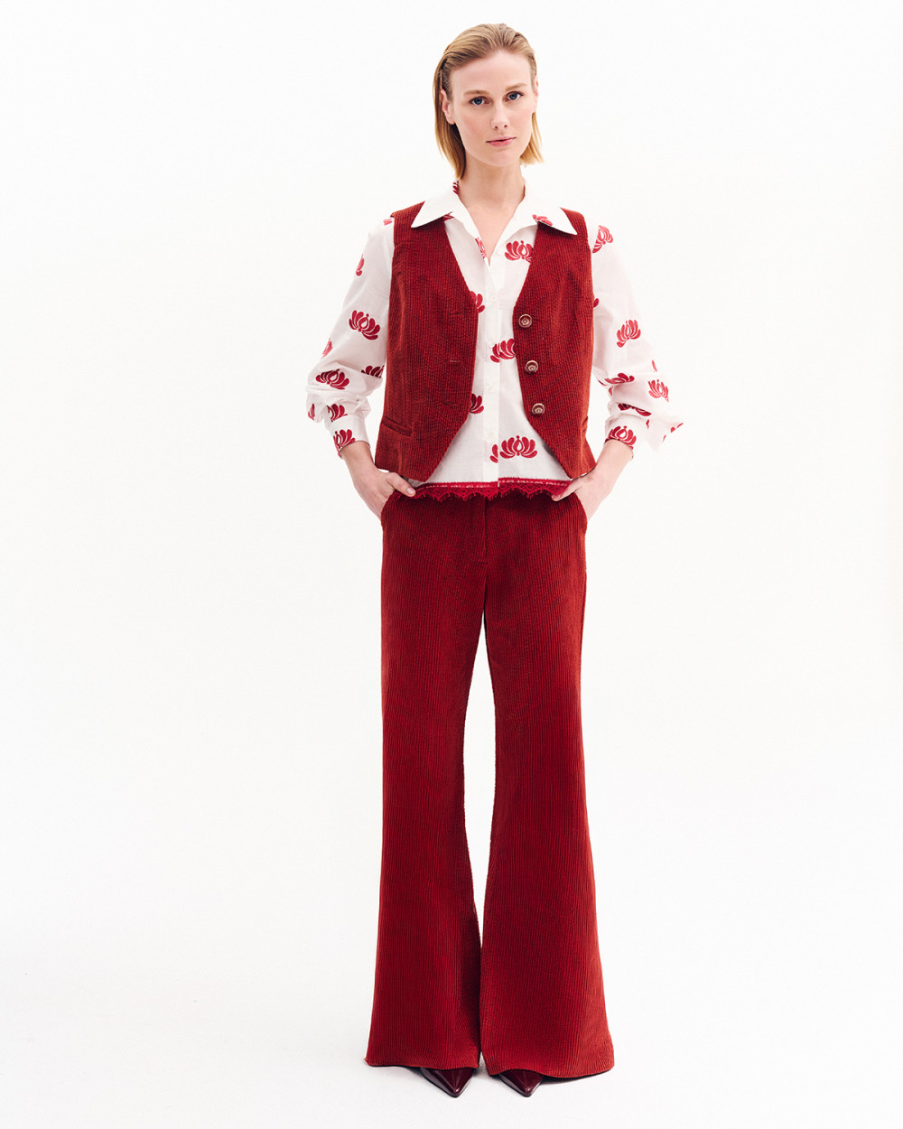 Πουκάμισο με κέντημα crop Case Study