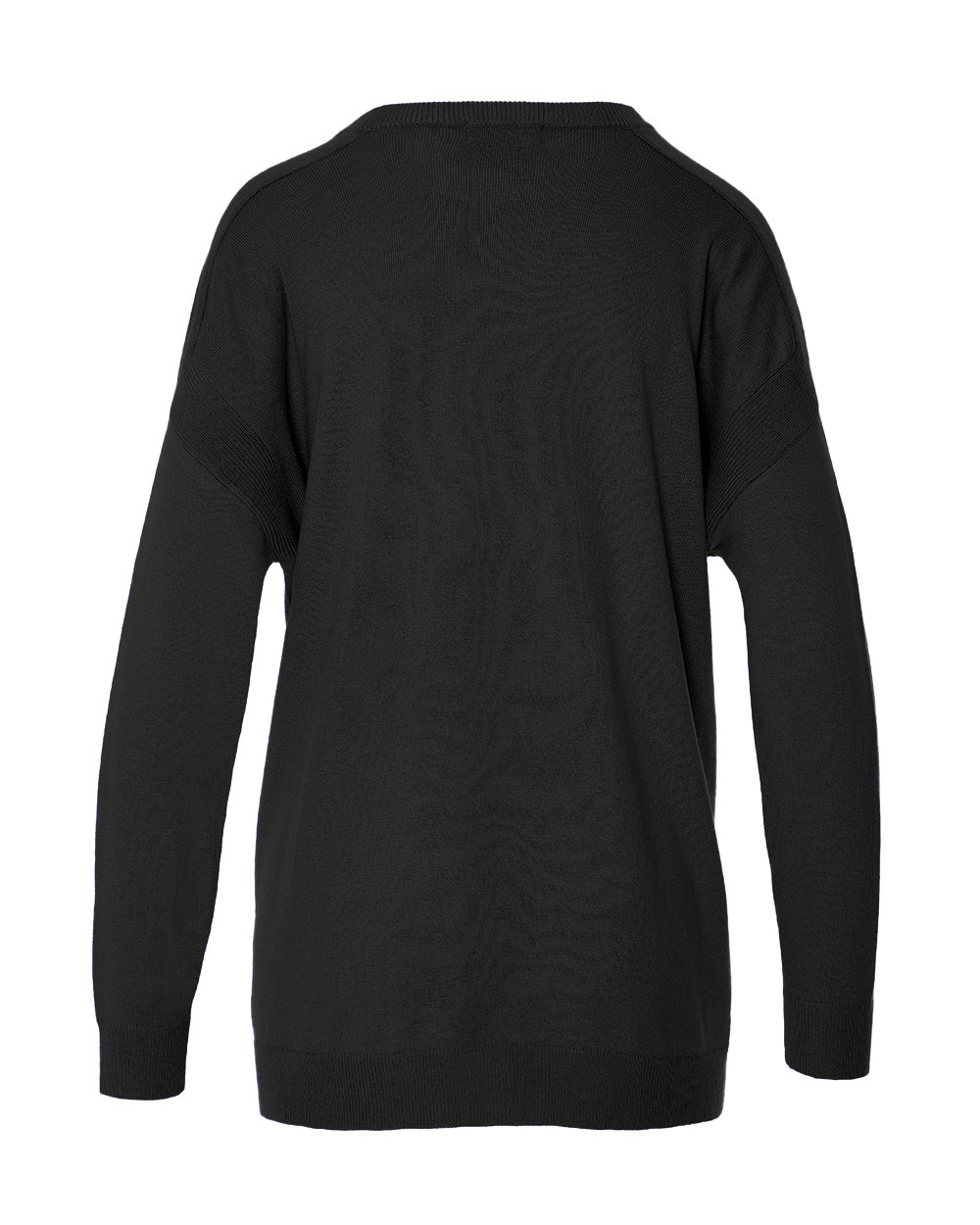 Πλεκτή μπλούζα με ριπ στη λαιμόκοψη