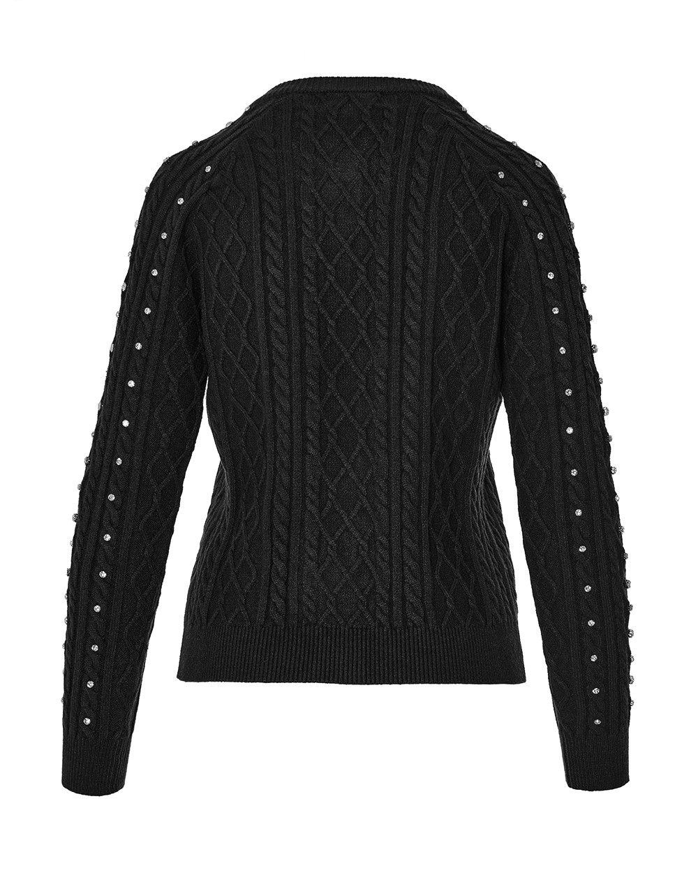 Πλεκτή ζακέτα με strass