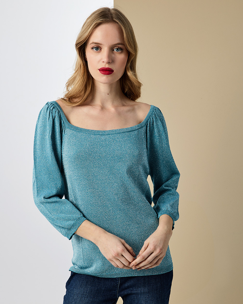 KNITTED BLOUSE