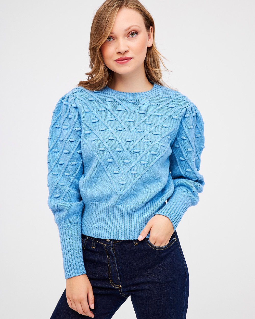 KNITTED BLOUSE