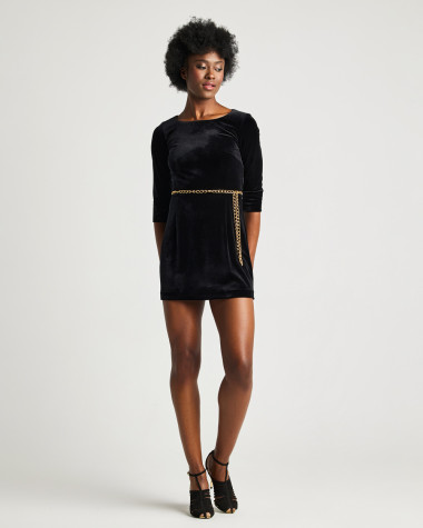 Φόρεμα βελούδο σε Α γραμμή