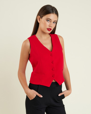 Γιλέκο κρεπ μεσάτο