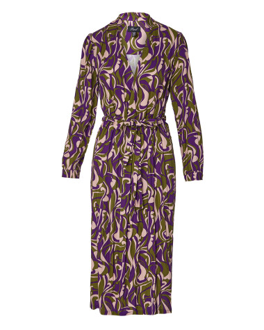 Φόρεμα midi με 3/4 μανίκι