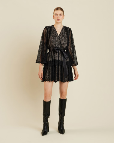 Φόρεμα mini με τούλι