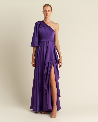 Φόρεμα maxi satin