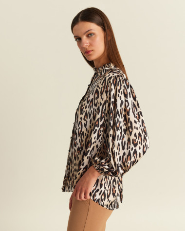 Πουκάμισο σε animal print