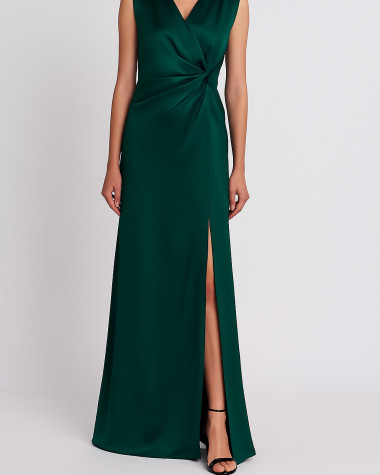 Φόρεμα satin maxi