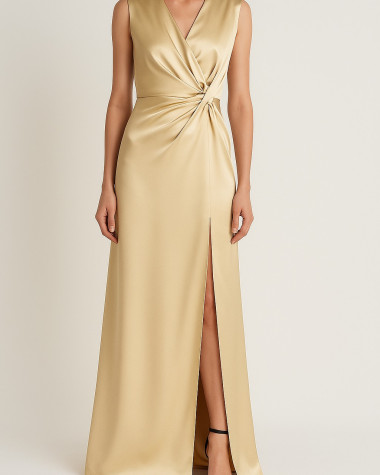 Φόρεμα satin maxi