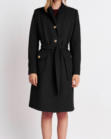 Παλτό με όρθιο γιακά