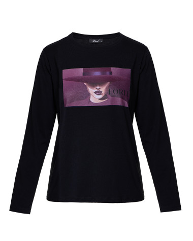 Μπλούζα μακρυμάνικη βαμβακερή