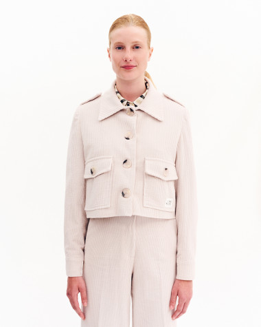 Σακάκι κοτλέ crop Case Study