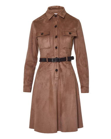 Φόρεμα σε όψη σουέντ Case Study