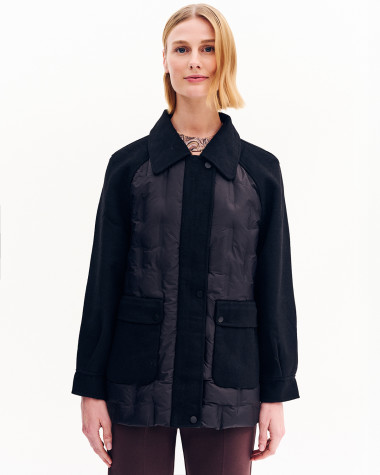 Μπουφάν με δύο υφάνσεις