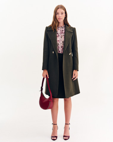 Παλτό σταυρωτό με ζώνη