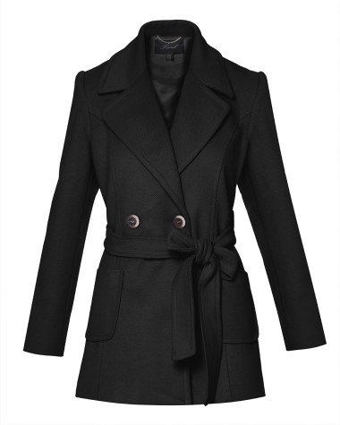 Παλτό κοντό με ζώνη