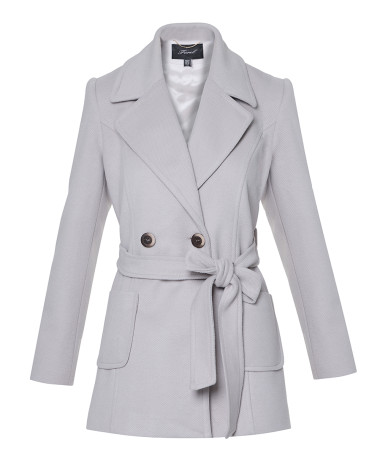 Παλτό κοντό με ζώνη