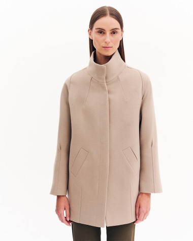 Παλτό με όρθιο λαιμό