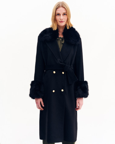 Παλτό μακρύ με γούνα
