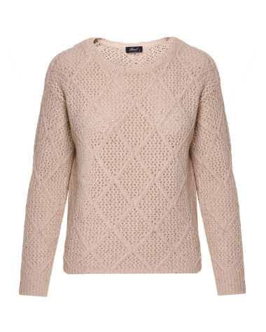 Πλεκτή μπλούζα με λάμψη