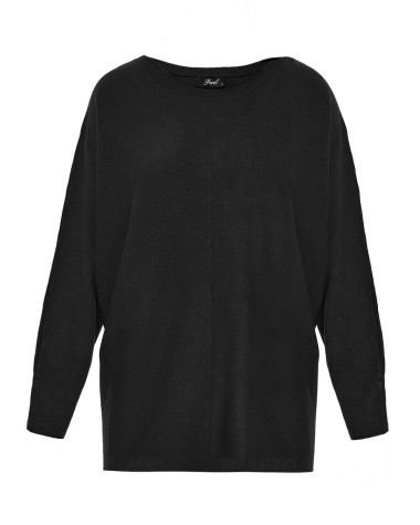 Πλεκτή μπλούζα σε άνετη γραμμή