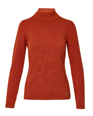 Πλεκτή μπλούζα με χαμηλό ζιβάγκο