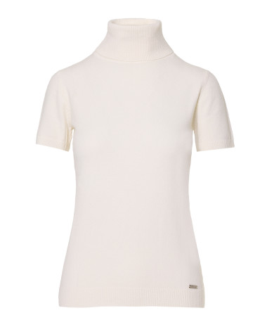 Πλεκτή μπλούζα κοντομάνικη ζιβάγκο