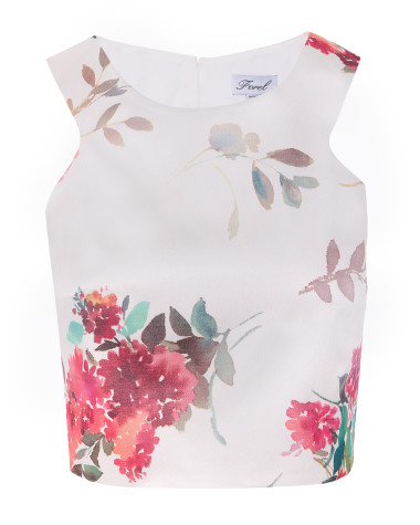 Τοπ halter floral