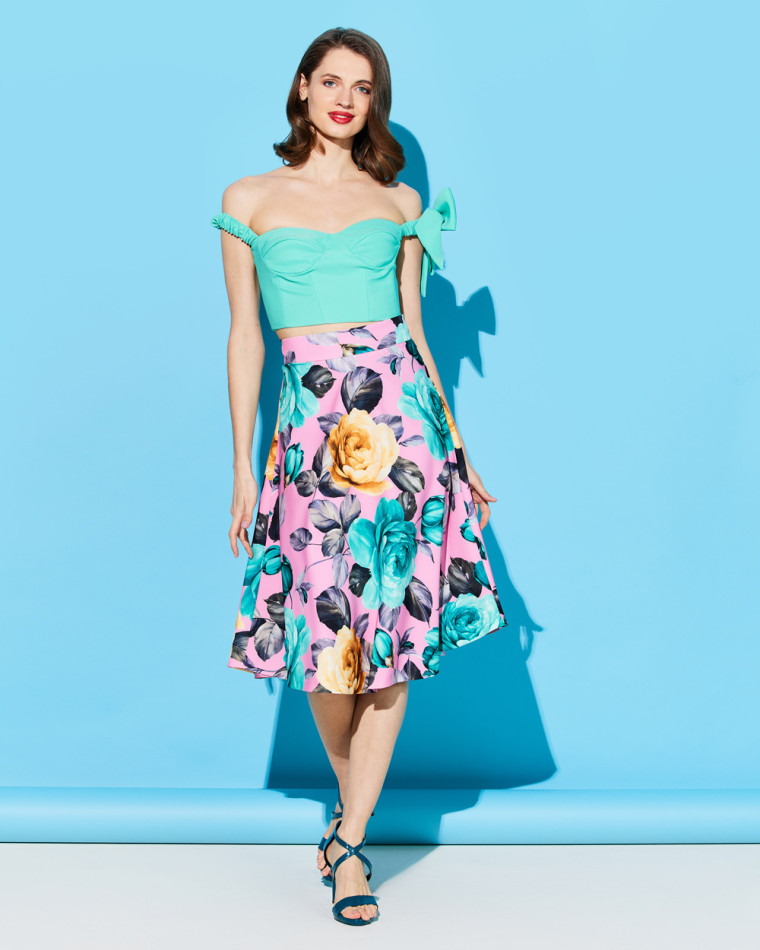Φούστα σε εμπριμέ floral