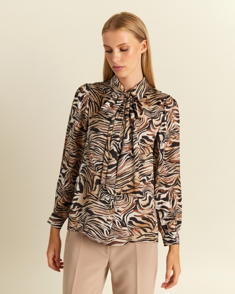 Πουκάμισο animal print