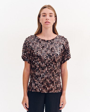 Μπλούζα με παγιέτες