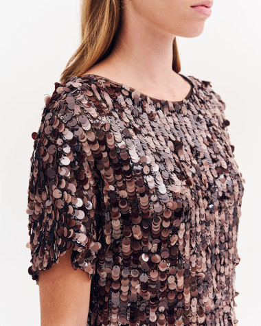 Μπλούζα με παγιέτες