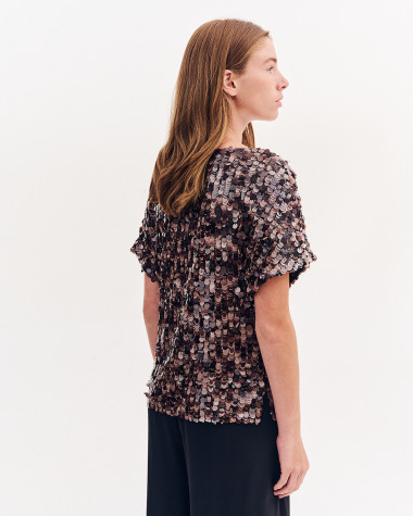 Μπλούζα με παγιέτες