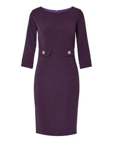 Φόρεμα κρεπ pencil