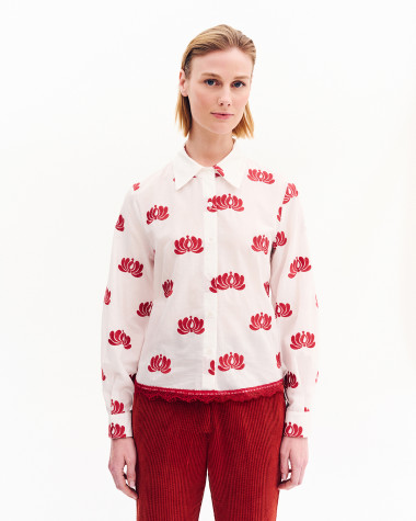 Πουκάμισο με κέντημα crop Case Study